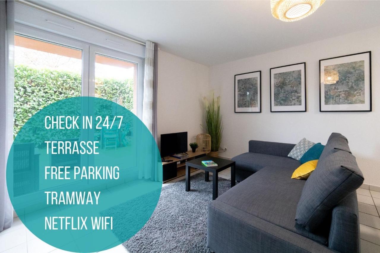 My Cozy Flat - T2 - Free Parking - Terrasse - Jardin *