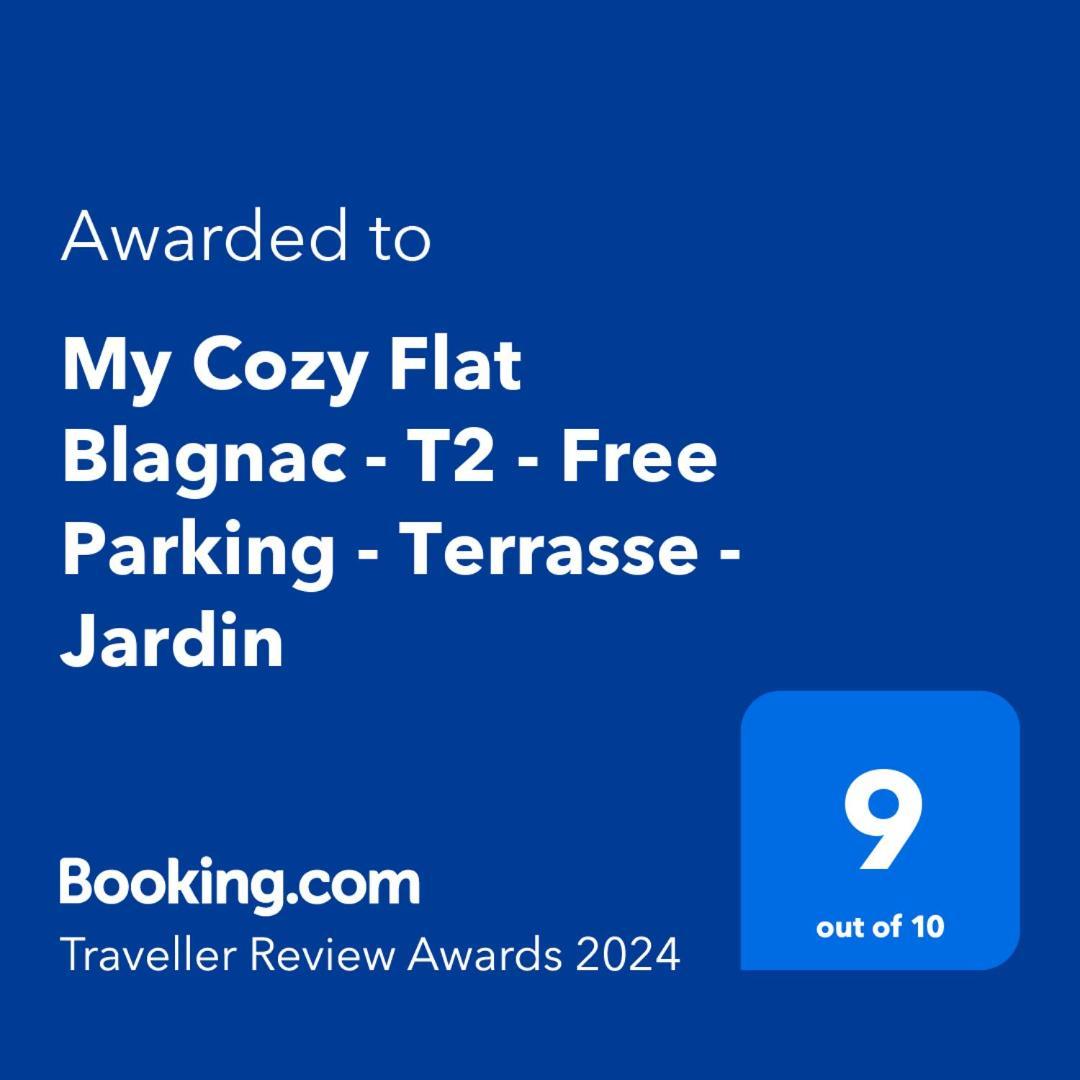 My Cozy Flat - T2 - Free Parking - Terrasse - Jardin